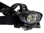 LED galvas lukturis, IPX6, 3200lm, gaismas diodes: 2x XHP50.2, akumulators: 7.2V 5200mAh ar USB-C uzlādi, dubults reflektors, darba temperatūra -28°C ... +102°C