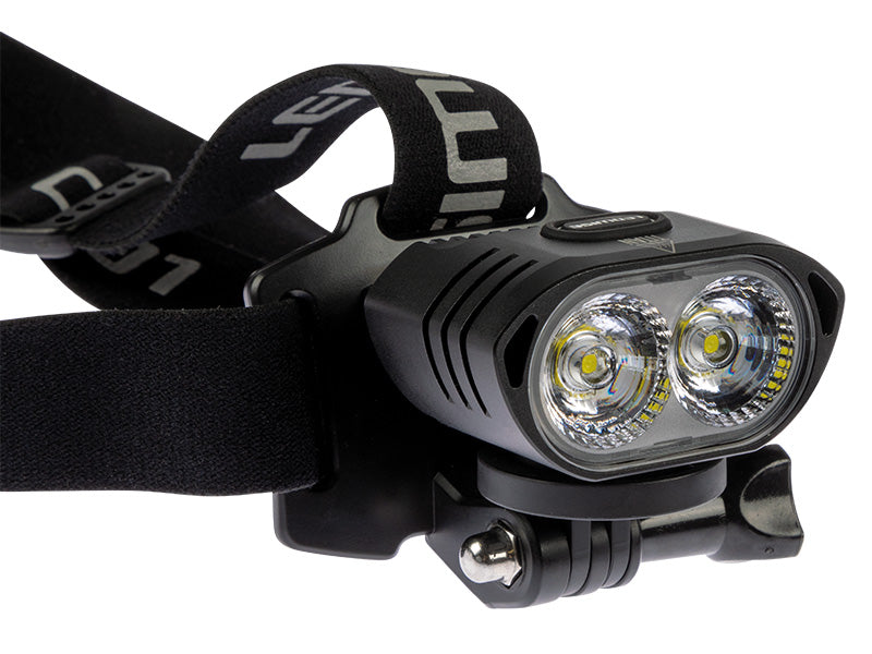 LED galvas lukturis, IPX6, 3200lm, gaismas diodes: 2x XHP50.2, akumulators: 7.2V 5200mAh ar USB-C uzlādi, dubults reflektors, darba temperatūra -28°C ... +102°C