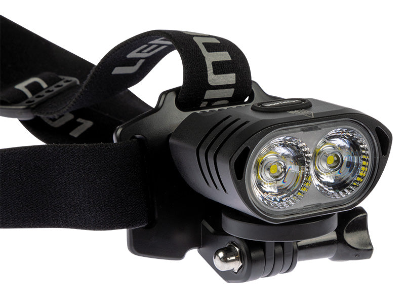 LED headlamp, IPX6, 3200lm, LEDs: 2x XHP50.2, battery: 7.2V 5200mAh with USB-C charging, double reflector, working temperature -28°C ... +102°C
