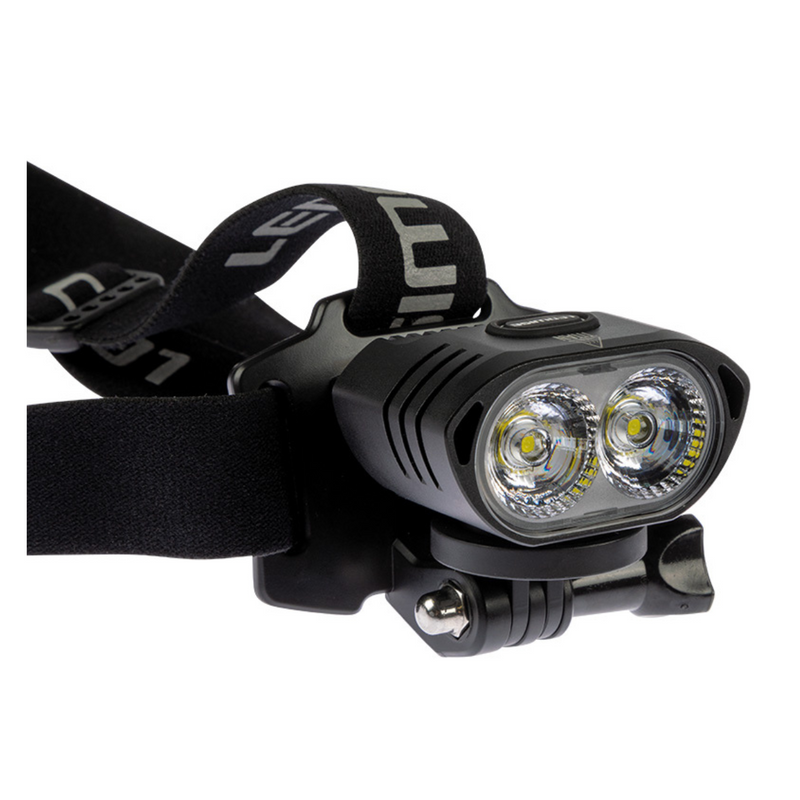 LED headlamp, IPX6, 3200lm, LEDs: 2x XHP50.2, battery: 7.2V 5200mAh with USB-C charging, double reflector, working temperature -28°C ... +102°C