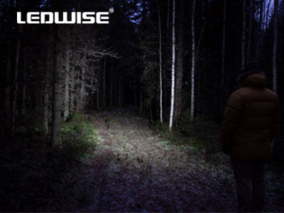 LEDWISE SP ECOKIT 6W XPG3 LED profesionāli lukturi 2 gab, 600Lm, komplektā: metāla stiprinājums, USB magnētiskās uzlādes kabeļi un galvas saite