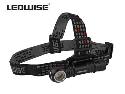 LEDWISE SP ECOKIT 6W XPG3 LED profesionāli lukturi 2 gab, 600Lm, komplektā: metāla stiprinājums, USB magnētiskās uzlādes kabeļi un galvas saite