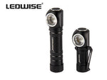 LEDWISE SP ECOKIT 6W XPG3 LED profesionāli lukturi 2 gab, 600Lm, komplektā: metāla stiprinājums, USB magnētiskās uzlādes kabeļi un galvas saite