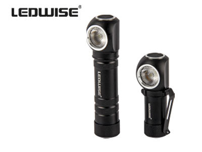 LEDWISE SP ECOKIT 6W XPG3 LED profesionāli lukturi 2 gab, 600Lm, komplektā: metāla stiprinājums, USB magnētiskās uzlādes kabeļi un galvas saite