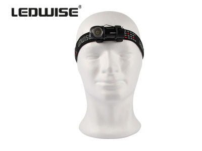 LEDWISE SP ECOKIT 6W XPG3 LED profesionāli lukturi 2 gab, 600Lm, komplektā: metāla stiprinājums, USB magnētiskās uzlādes kabeļi un galvas saite