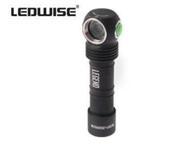 LEDWISE CREE XHP 50 LED Professional Flashlight, Package: USB Magnetic Charging Cable, Metal Belt Clip, Headband, 2pcs, O-Ring, User Manual
