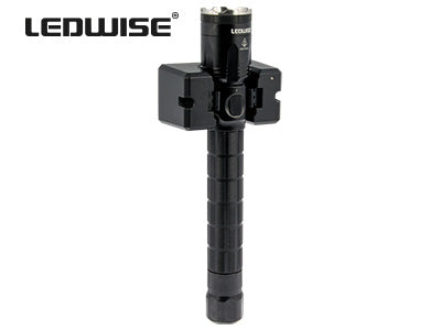 LEDWISE 12V LED profesionāls lukturis, melns, CREE XP-L HD, 930lm, 47440cd, diapazons 430m, kas īpaši paredzēts lietošanai varas iestādēm: policijai, robežsardzei, lidostas personālam utt.