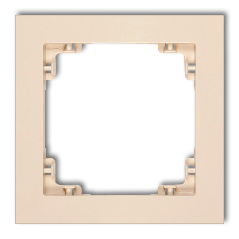 Universal 1-person plastic frame DECO, beige