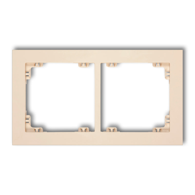 Universal 2-seater plastic frame DECO, beige