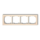 Universāls 4-vietīgs plastmasas rāmis DECO, bēšs