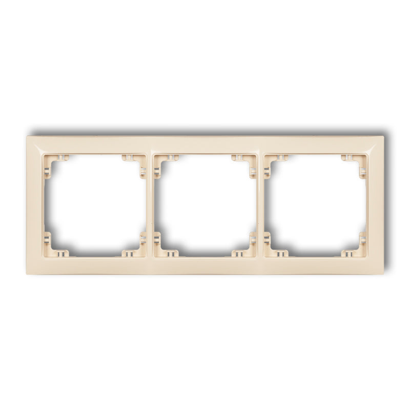 Universāls 3-vietīgs plastmasas rāmis DECO Soft