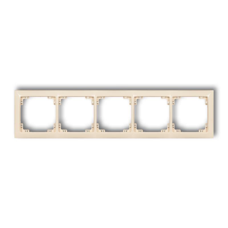 Universal plastic frame for 5 seats DECO Soft, beige