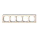 Universal plastic frame for 5 seats DECO Soft, beige