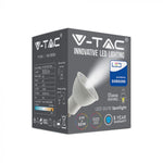 GU10 6W(500Lm) LED Spuldze, SMD, V-TAC SAMSUNG, garantija 5 gadi, IP20, neitrāli balta gaisma 4000K