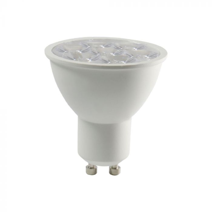 GU10 6W(500Lm) LED Spuldze, SMD, V-TAC SAMSUNG, garantija 5 gadi, IP20, A++, auksti balta gaisma 6400K