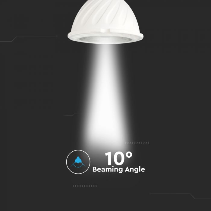 GU10 6W (500Lm) LED-lampa, SMD, V-TAC SAMSUNG, 5 års garanti, IP20, 6400K kallvitt ljus