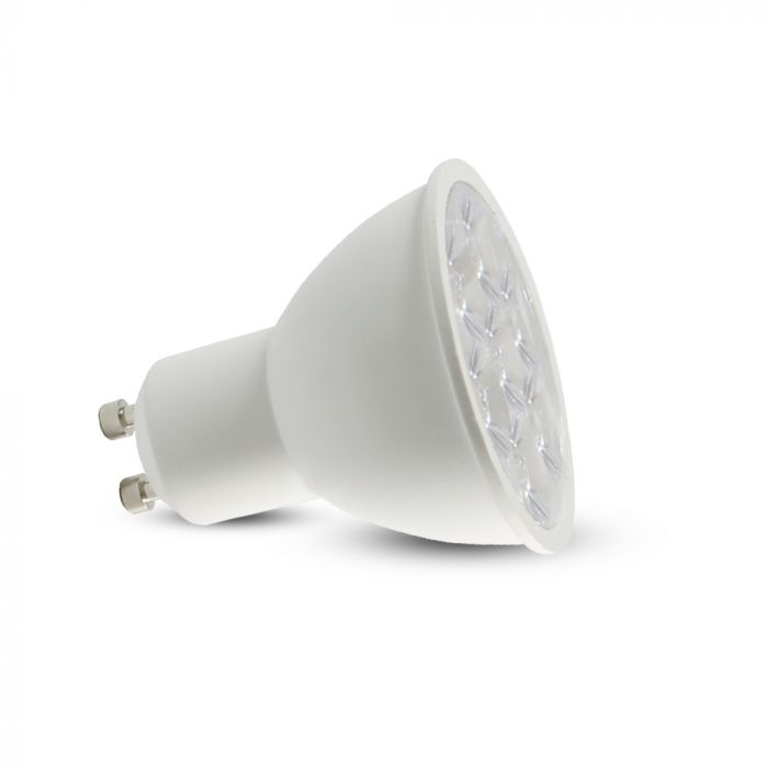 Светодиодная лампа GU10 6W(500Lm), SMD, V-TAC SAMSUNG, гарантия 5 лет, IP20, холодный белый свет 6400K