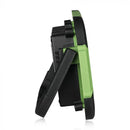 10W(700Lm) LED Spotlight, 3,7V Li-Ion 3600mAh, inbyggt batteri 3600mAh, uppladdningsbart, USB, V-TAC SAMSUNG, IP44, svart/grönt hölje, neutralvitt ljus 4000K