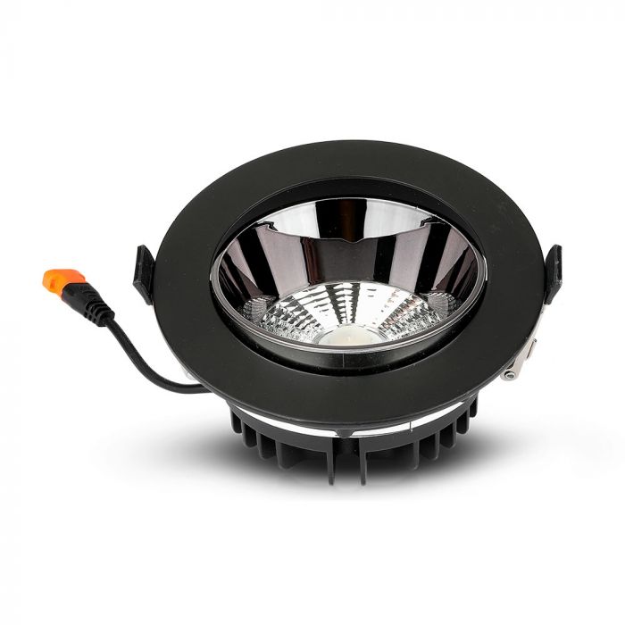 20W(1600Lm) LED COB iebūvējams reflektora tipa gaismeklis, V-TAC SAMSUNG, IP20, garantija 5 gadi, silti balta gaisma 3000K