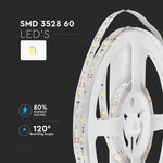 Pris per 1m_3,6W/m(400Lm) 60 SMD LED-tejp, vattentät IP20, V-TAC, GULT ljus