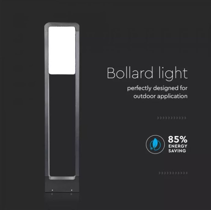 V-TAC aiavalgusti kahesuunalise pistikupesaga, 2x16A, IP44, toetab LED-pirne kuni 13W (pirn ei kuulu komplekti), tumehall.