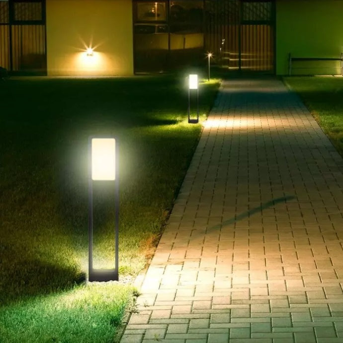 10W(650Lm) V-TAC SAMSUNG dārza gaismeklis, 144LED, IP65, melna, auksti balta gaisma 6400K