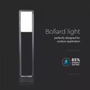 Садовый светильник 10W(650Lm) V-TAC SAMSUNG, 144LED, IP65, черный, холодный белый 6400K