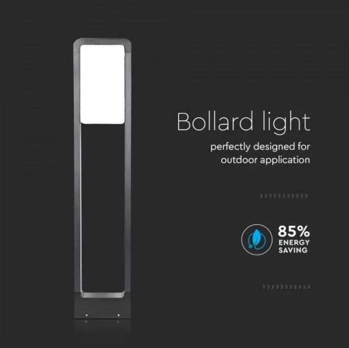 10W(650Lm) V-TAC SAMSUNG dārza gaismeklis, 144LED, IP65, melna, auksti balta gaisma 6400K