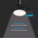 V-TAC motion sensor for warehouse lantern, IP65, 360°, warranty 5 years, black, V-TAC