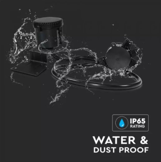 V-TAC motion sensor for warehouse lantern, IP65, 360°, warranty 5 years, black, V-TAC