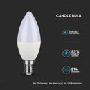 E14 5.5W(470Lm) LED bulb, candle shape, V-TAC SAMSUNG, dimmable, cold white light 6400K