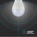 E27 17W(1521Lm) LED-lambi V-TAC SAMSUNG, 5 aastat garantiid, A65, IP10, dimmerdatav, jaheda valge 6400K