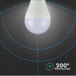 E27 17W(1521Lm) LED-lampa V-TAC SAMSUNG, 5 års garanti, A65, IP10, dimbar, kallvit 6400K