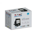 10W(735Lm) LED Spotlight with PIR sensor, V-TAC SAMSUNG, warranty 5 years, IP65, black, warm white light 3000K