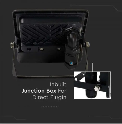 20W (1510Lm) LED-valgusti PIR-anduriga, V-TAC SAMSUNG, 5-aastane garantii, IP65, must, soe valge valgus 3000K