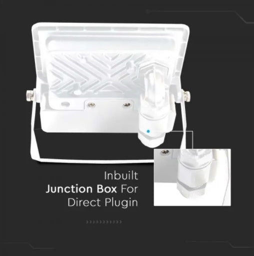 20W (1510Lm) LED-valgusti PIR-anduriga, V-TAC SAMSUNG, 5-aastane garantii, IP65, valge, külmvalge valgus 6500K