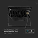 30W (2340Lm) LED-valgusti V-TAC SAMSUNG PIR-anduriga, 5 aastat garantiid, IP65, must, külmvalge 6400K