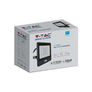 30W (2340Lm) LED-valgusti V-TAC SAMSUNG PIR-anduriga, 5 aastat garantiid, IP65, must, külmvalge 6400K