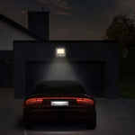 10W(735Lm) LED Spotlight V-TAC SAMSUNG with PIR sensor, warranty 5 years, IP65, white, neutral white light 4000K
