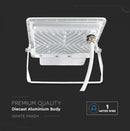 50W(4000Lm) LED Prožektors ar PIR sensoru, V-TAC SAMSUNG, garantija 5 gadi, IP65, balts, 1m kabelis, neitrāli balta gaisma 4000K