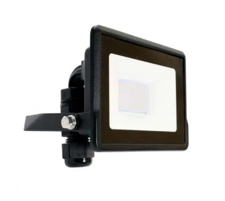 10W(735Lm) LED V-TAC SAMSUNG spotlight, warranty 5 years, IP65, black, cold white light 6500K