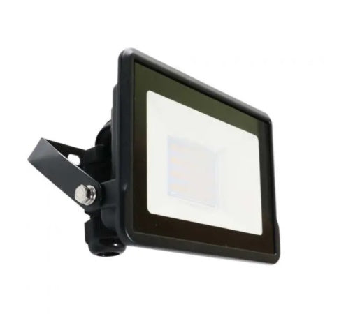 KASTE 20 gab. x 9,87€ – 20W(1510Lm) LED Prožektors V-TAC SAMSUNG, IP65, garantija 5 gadi, melns, auksti balta gaisma 6500K