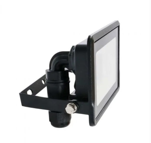 20W(1510Lm) LED V-TAC SAMSUNG spotlight, warranty 5 years, IP65, black, warm white light 3000K