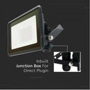 20W(1510Lm) LED V-TAC SAMSUNG spotlight, warranty 5 years, IP65, black, cold white light 6500K