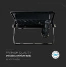 20W(1510Lm) LED V-TAC SAMSUNG spotlight, warranty 5 years, IP65, black, cold white light 6500K