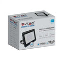 30W(2340Lm) LED V-TAC SAMSUNG floodlight, warranty 5 years, IP65, black, cold white light 6500K