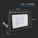 30W(2340Lm) LED V-TAC SAMSUNG floodlight, warranty 5 years, IP65, black, cold white light 6500K