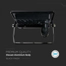 30W(2340Lm) LED V-TAC SAMSUNG floodlight, warranty 5 years, IP65, black, cold white light 6500K