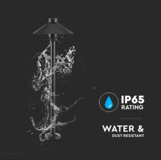 7W(420Lm) LED light, ground mounted, V-TAC SAMSUNG, IP65, black, cold white light 6400K