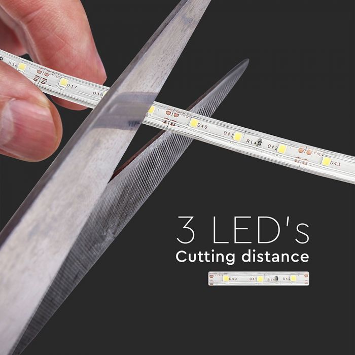 Hind 5m_3.6W/m(400Lm/m) 0.3A/m 60 LED SMD3528 lint, veekindel IP65, V-TAC, SININE valgus